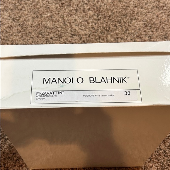 Manolo Blahnik EU 38. EUC 
Black ankle silver buckle boot - Picture 4 of 6